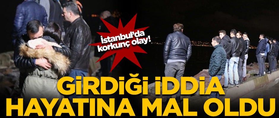 Girdiği iddia hayatına mal oldu! İstanbul'da korkunç olay