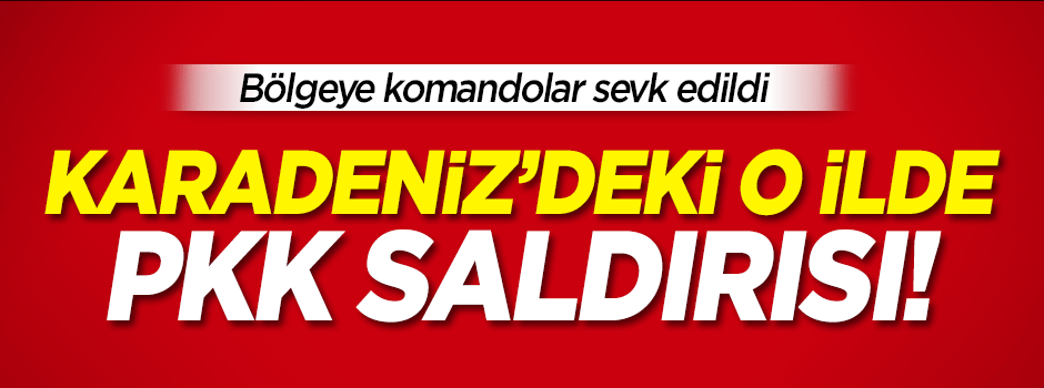 Giresun'da jandarmaya terör saldırısı!