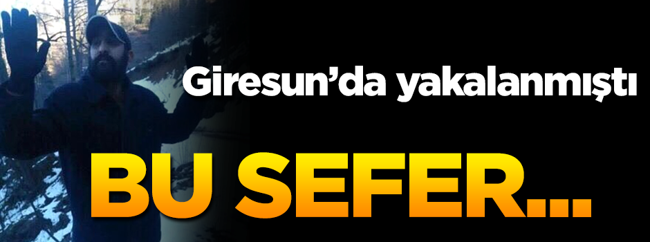 Giresun'da yakalanan PKK’lı terörist yer gösterdi