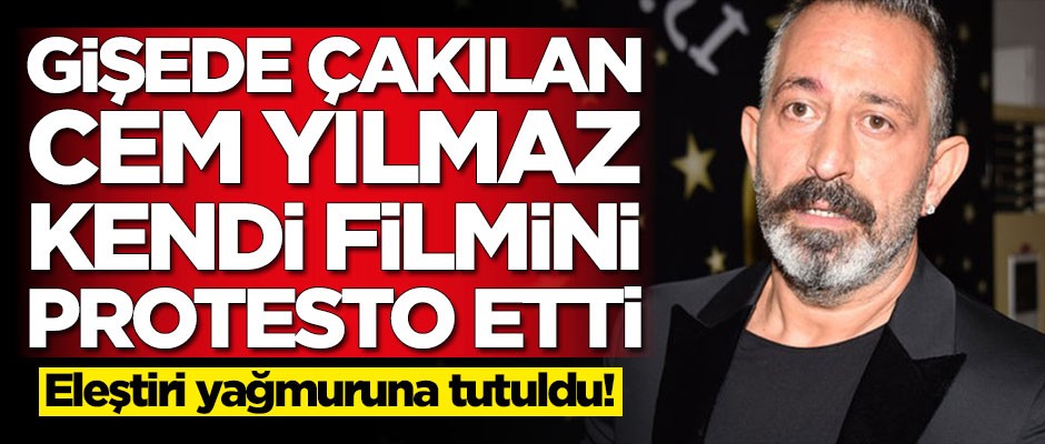 Gişede çakılan Cem Yılmaz kendi filmini protesto etti
