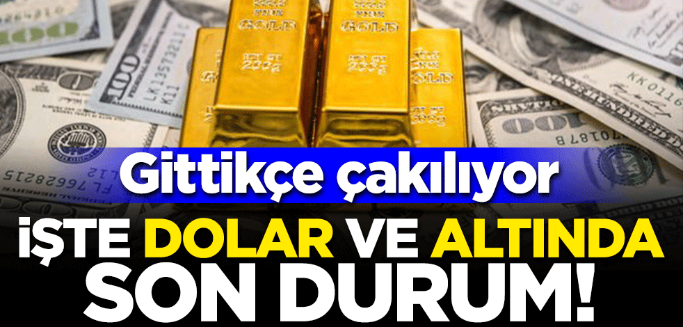 Gittikçe çakılıyor... İşte dolar ve altında son durum!