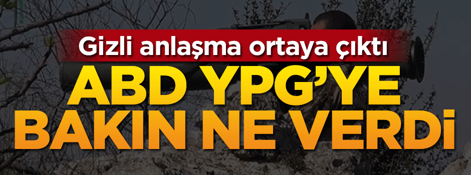 Gizli anlaşma ortaya çıktı! ABD terör örgütüne bakın ne verdi