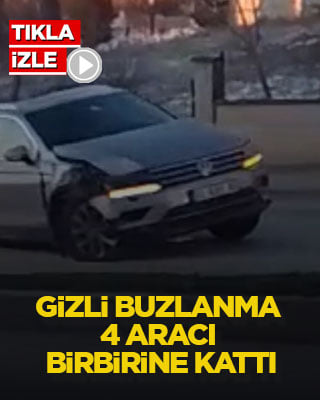 Gizli buzlanma 4 aracı birbirine kattı