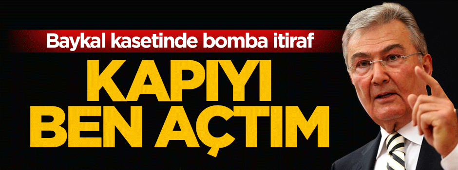 Gizli tanık itiraf etti: Baykal'ın kapısını ben açtım