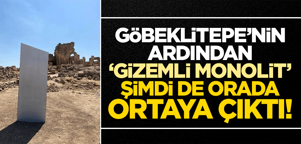 Göbeklitepe'nin ardından 'Gizemli monolit' şimdi de Zerzevan'da ortaya çıktı!