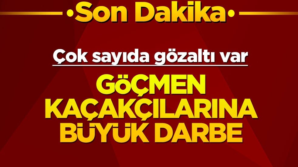 Göçmen kaçakçılarına büyük darbe