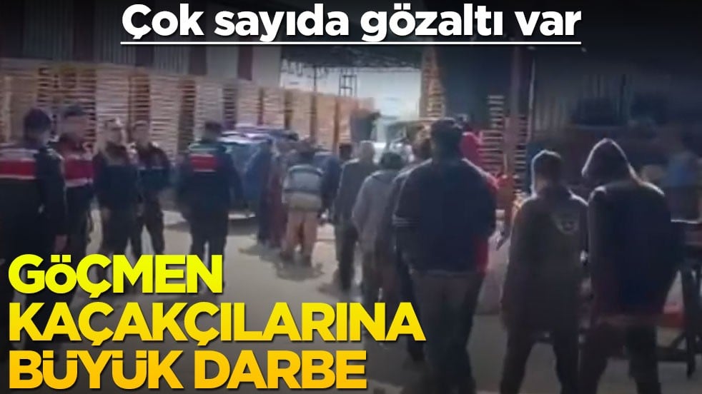Göçmen kaçakçılarına büyük darbe