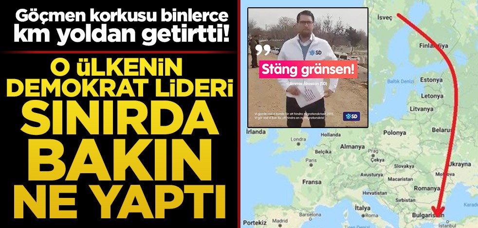 Göçmen korkusu binlerce km yoldan getirtti! O ülkenin demokrat lideri sınırda bakın ne yaptı