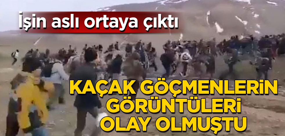 Göçmenlerin görüntüleri olay olmuştu! İşin aslı ortaya çıktı
