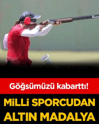 Göğsümüzü kabarttı: Milli sporcudan altın madalya!