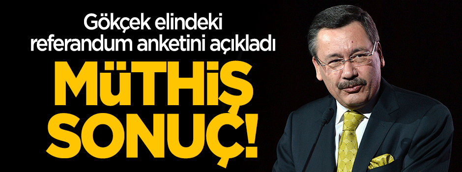 Başkan Gökçek elindeki referandum anketini açıkladı
