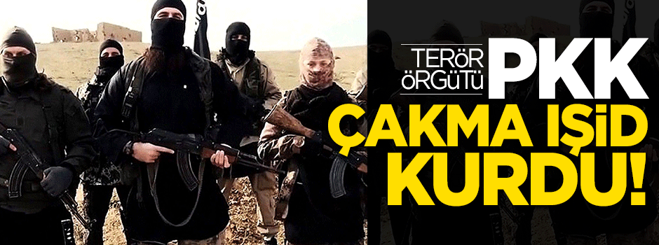 ''PKK çakma DAEŞ kurdu''