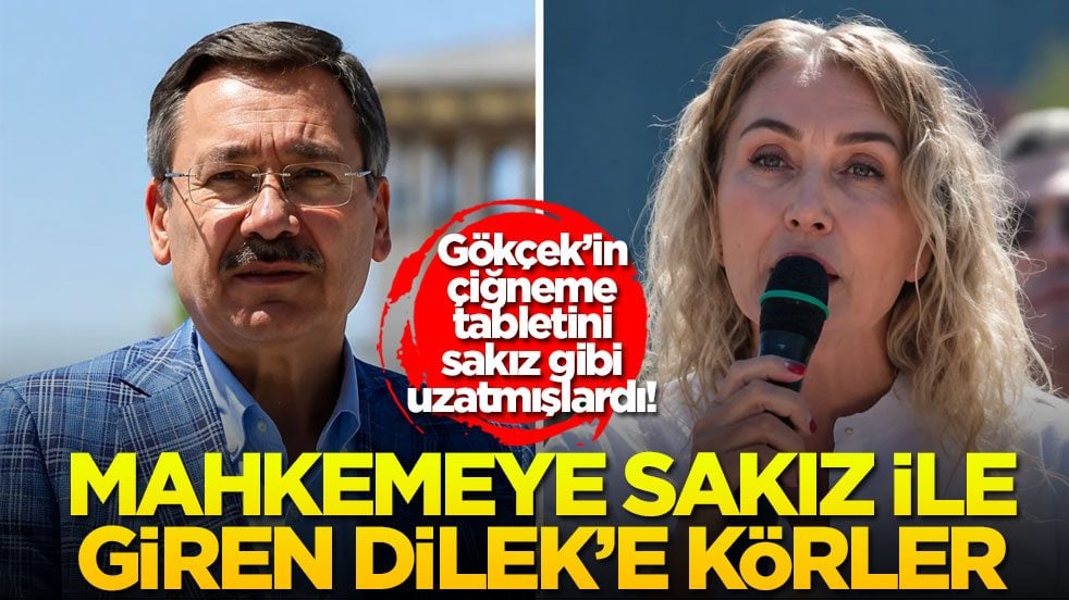 Gökçek’in çiğneme tabletini sakız gibi uzatmışlardı! Mahkemeye sakız ile giren Dilek’e körler!