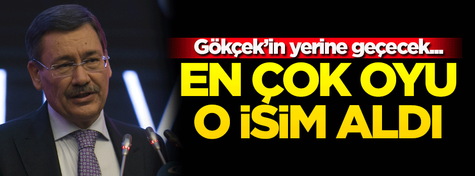 Gökçek'in yerine geçecek isim için yapılan yoklamadan o isim çıktı