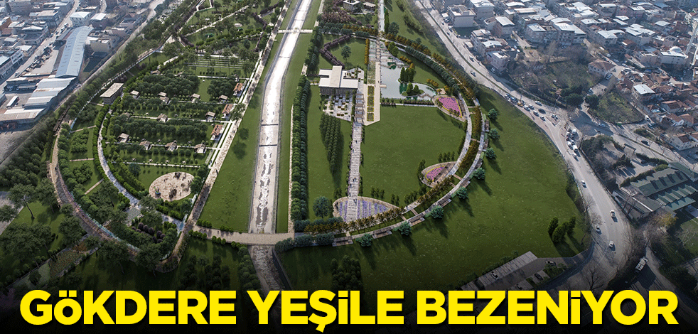 Gökdere yeşile bezeniyor