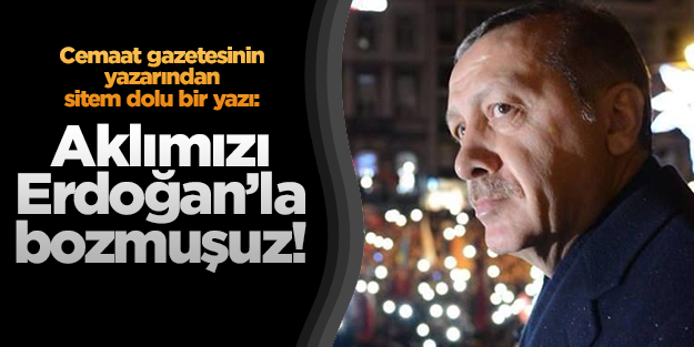 Göktürk: Aklımızı Erdoğan'la bozmuşuz...