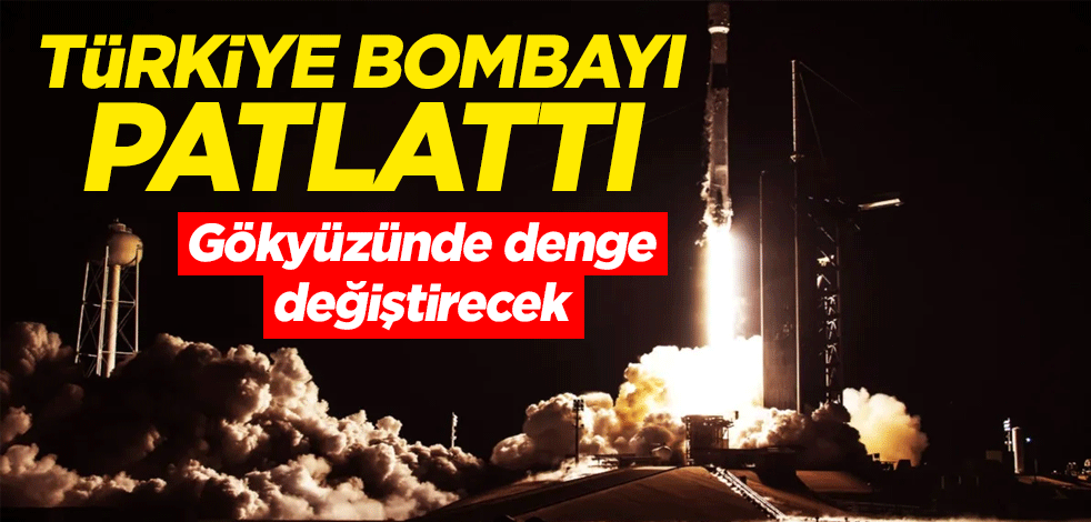 Gökyüzünde denge değiştirecek! Türkiye bombayı patlattı