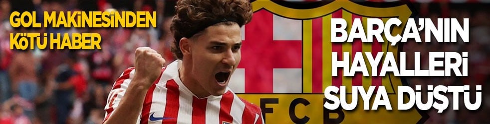 Gol makinesinden kötü haber! Barcelona'nın hayalleri suya düştü