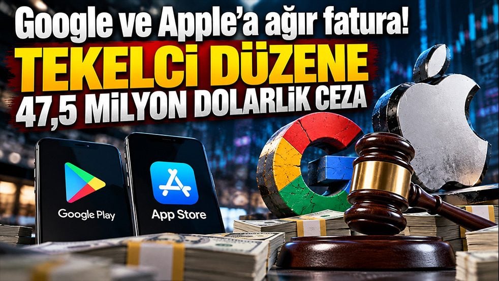 Google ve Apple’a ağır fatura! Tekelci düzene 47,5 milyon dolarlık ceza
