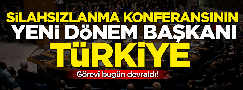 Görevi bugün devraldı! Yeni dönem başkanı Türkiye
