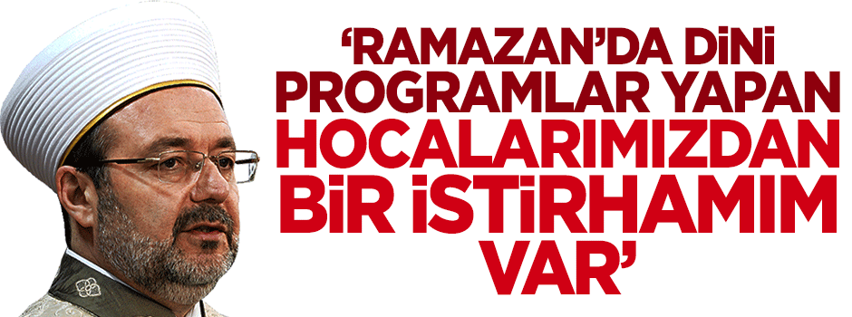 Görmez: Milletimizi Kur’an ile tanıştırmaya çalışın