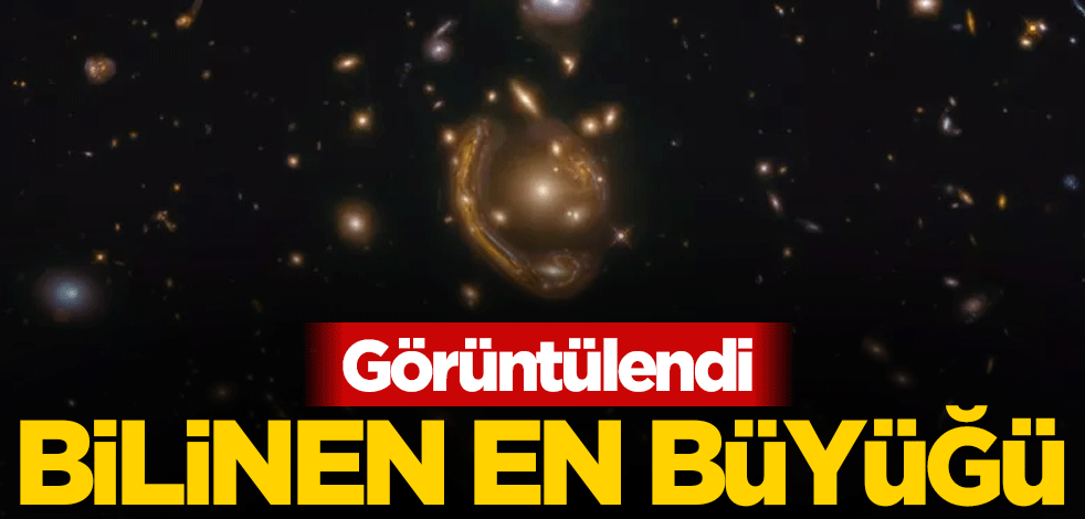 Görüntülendi! Bilinen en büyüğü