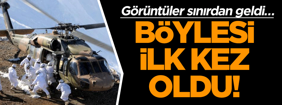 Görüntüler sınırdan geldi… Böylesi ilk kez oldu!