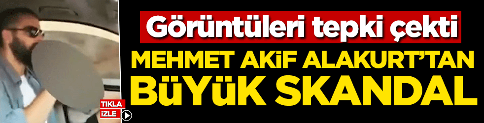 Görüntüleri tepki çekti! Mehmet Akif Alakurt'tan büyük skandal