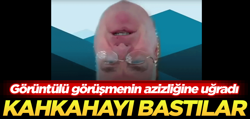 Görüntülü görüşmenin azizliğine uğradı! Kahkahayı bastılar