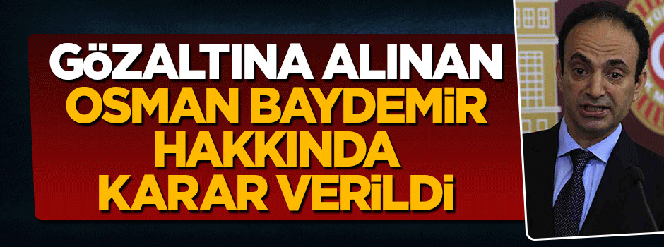 Gözaltına alınan HDP Sözcüsü salıverildi