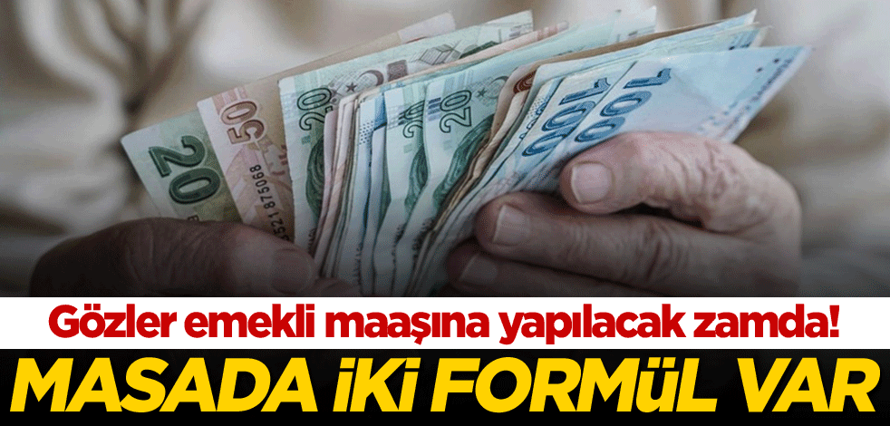 Gözler emekli maaşına yapılacak zamda! Masada iki formül var