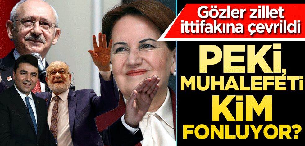 Gözler, zillet ittifakına çevrildi Peki, Muhalefeti kim fonluyor?