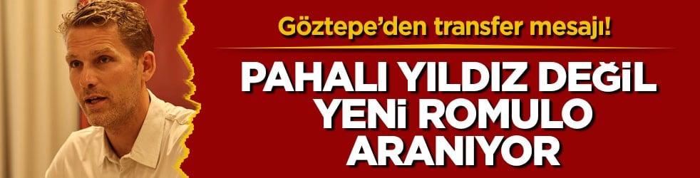 Göztepe’den transfer mesajı! Pahalı yıldız değil, yeni Romulo aranıyor