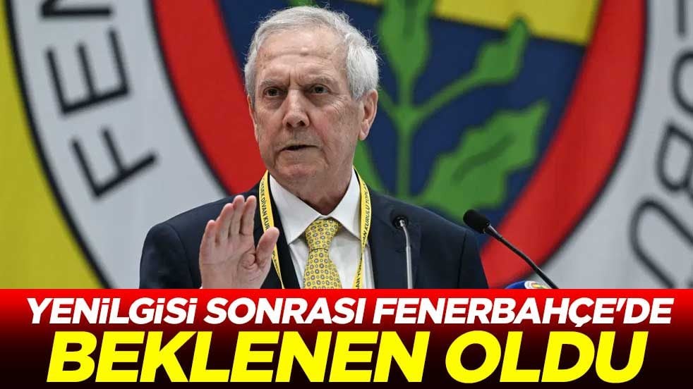Göztepe'ye yenilgisi sonrası Fenerbahçe'de beklenen oldu