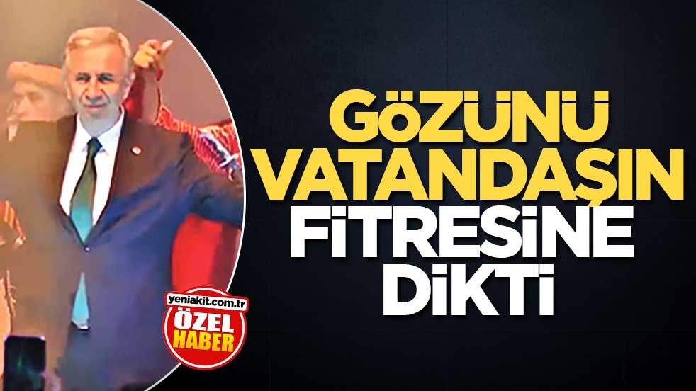 Gözünü vatandaşın fitresine dikti