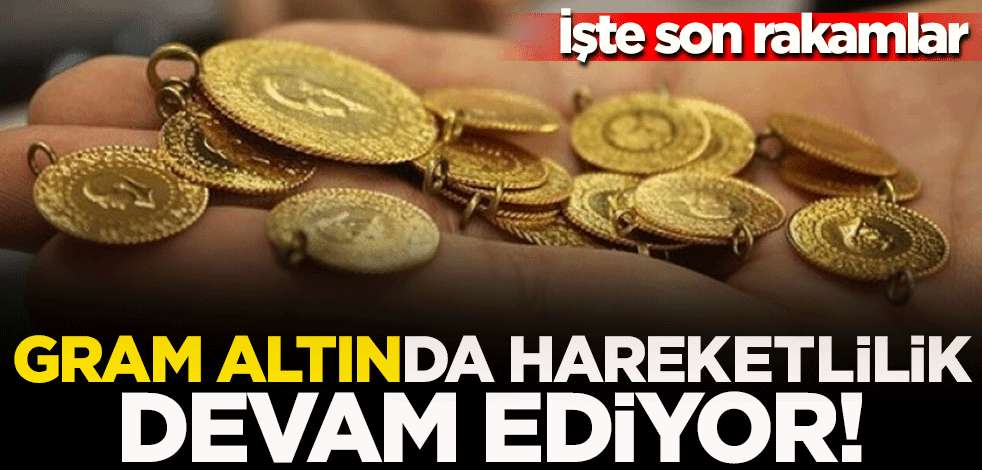 Gram altında hareketlilik devam ediyor! İşte son rakamlar