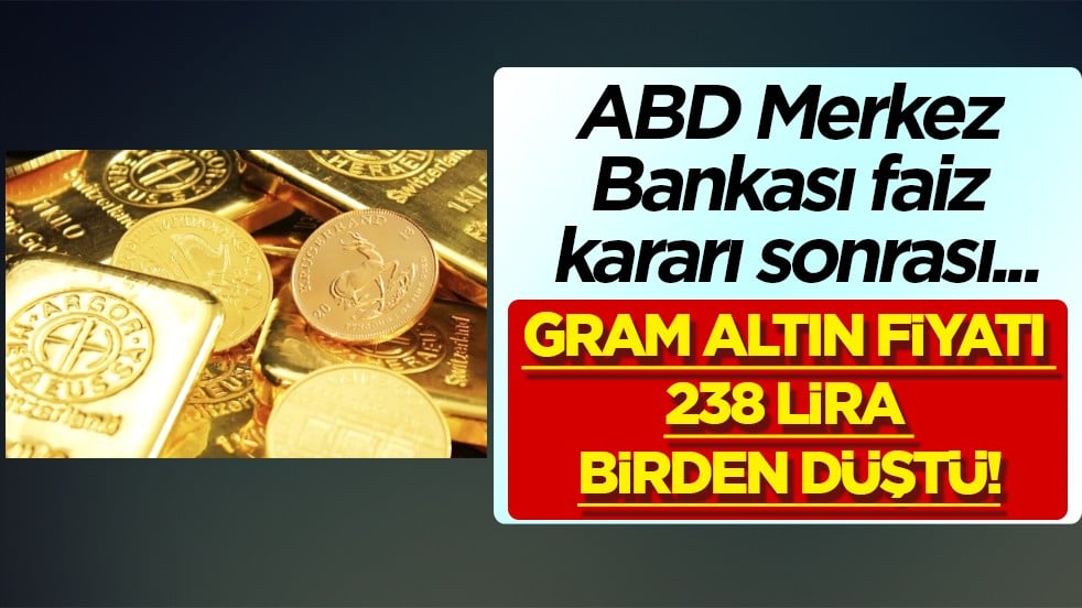 Gram altını 238 lira! Trump’ın imzası altını sıçrattı: Piyasaların fitilini ateşledi allak bullak etti