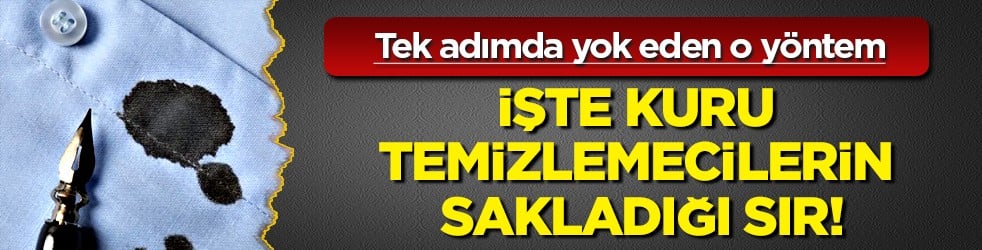 Gücü en inatçı tükenmez kalem lekesini bile tek adımda çıkardı: Kuru temizlemeciler, onlarca çıkarıcılar gereksiz 