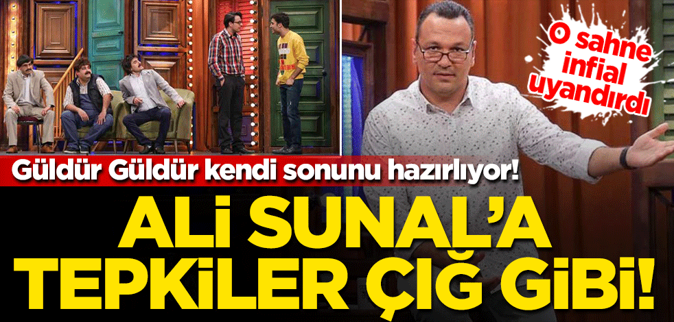 Güldür Güldür kendi sonunu hazırlıyor! O sahne infial uyandırdı... Ali Sunal'a tepkiler çığ gibi