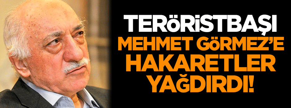 Gülen, Mehmet Görmez'e hakaretler yağdırdı!