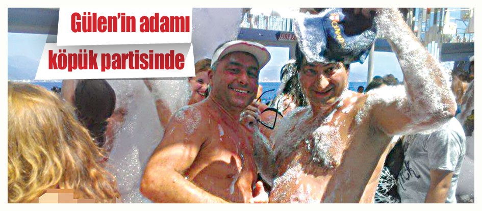 Gülen’in adamı köpük partisinde
