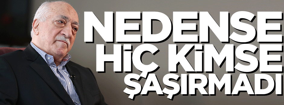 Gülen'in 'mason' olduğu iddiasına nedense hiç kimse şaşırmadı!