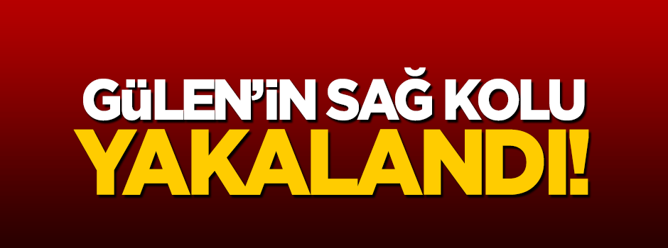 Gülen'in sağ kolu Alaaddin Kaya yakalandı!