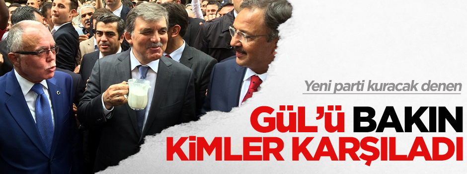 Gül'ü Kayseri'de Ak Partililer karşıladı