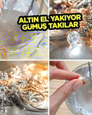  İki yemek kaşığı olacak: gümüş takıları elmas gibi parlatıyor! Altın el yakıyor, gümüş takılar rağbet görüyor