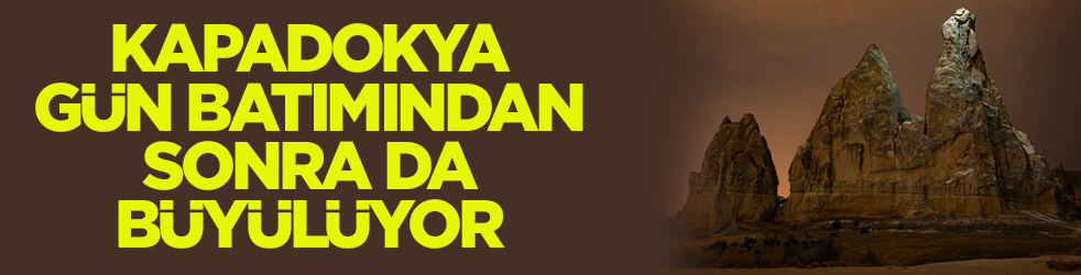 Gün batımından sonra da büyülüyor! Bakan Ersoy’dan Kapadokya açıklaması