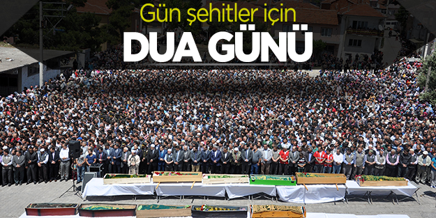 Gün şehitler için dua günü