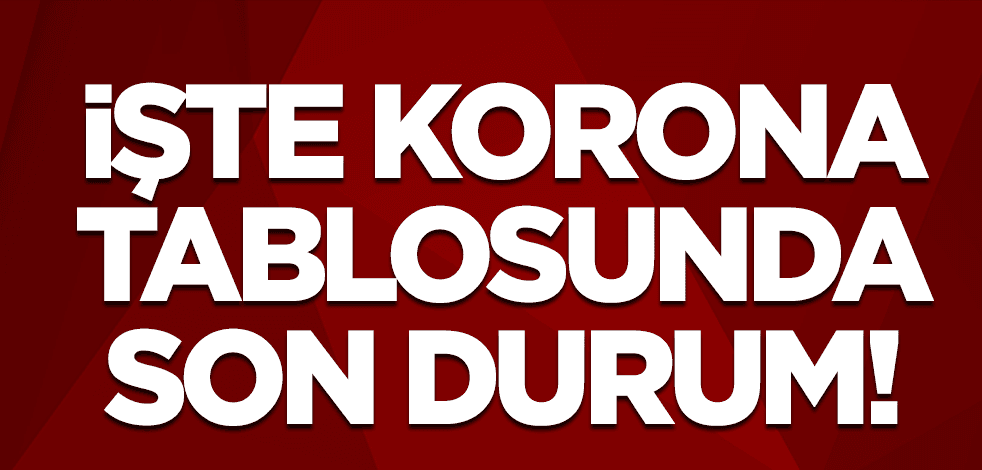 Güncel korona tablosu açıklandı! İşte vaka sayısı ve can kaybı