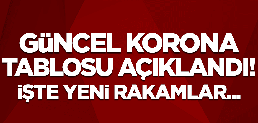 Güncel koronavirüs tablosu açıklandı! İşte vaka sayısı ve can kaybı...