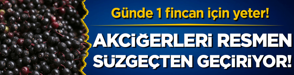Günde 1 fincan yetiyor: Akciğerleri resmen süzgeçten geçiriyor!